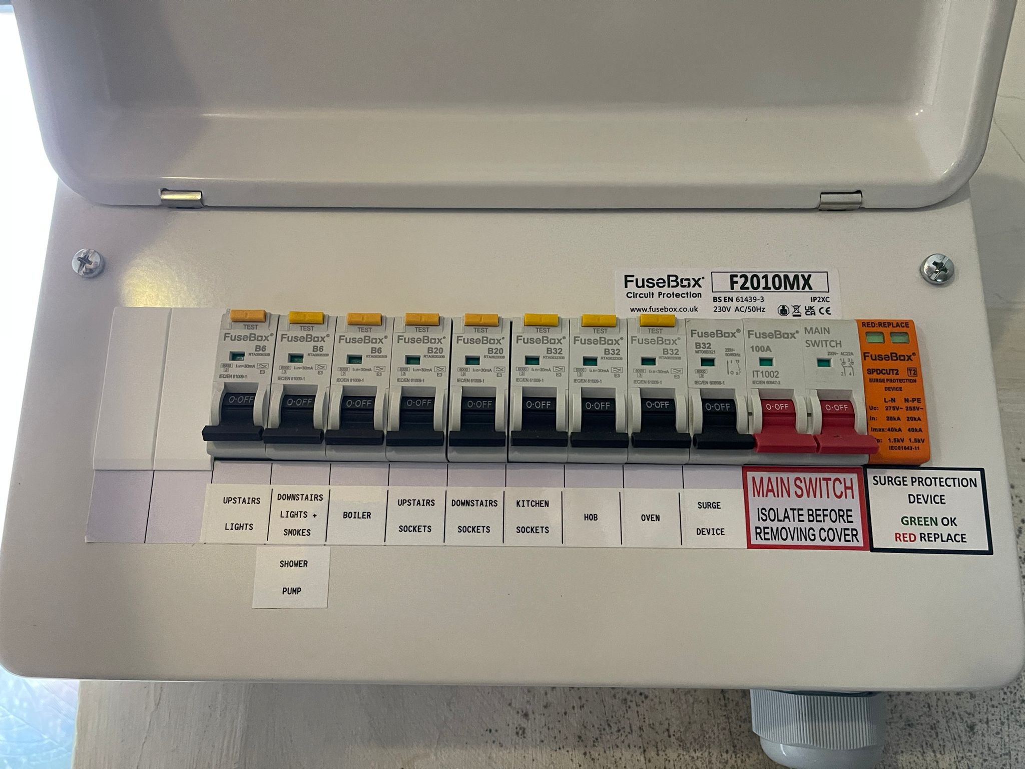 Fusebox upgrade in Halesowen